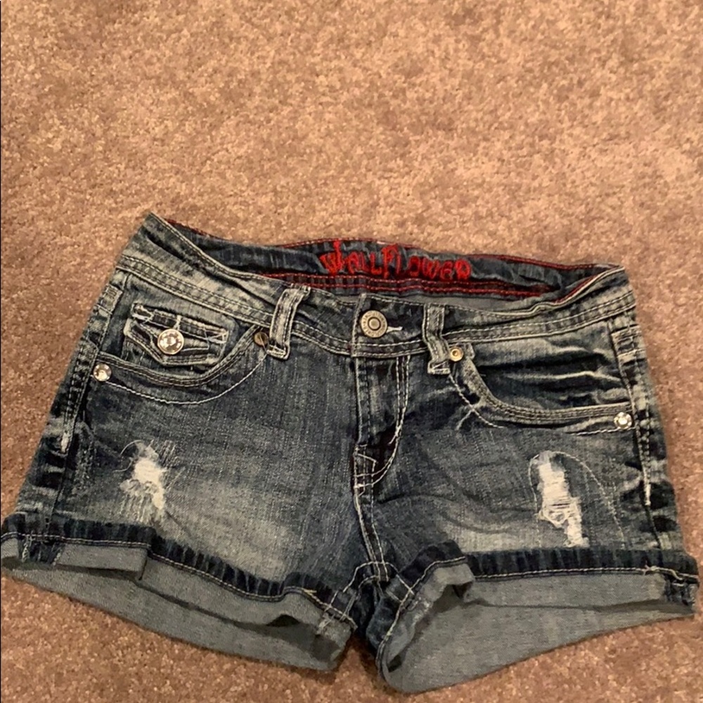 Junior jean shorts